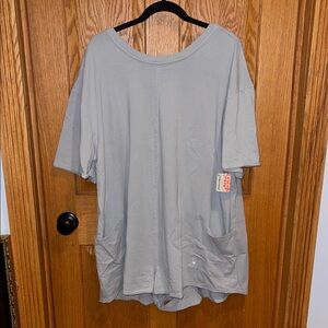 Free people hot shot tee romper